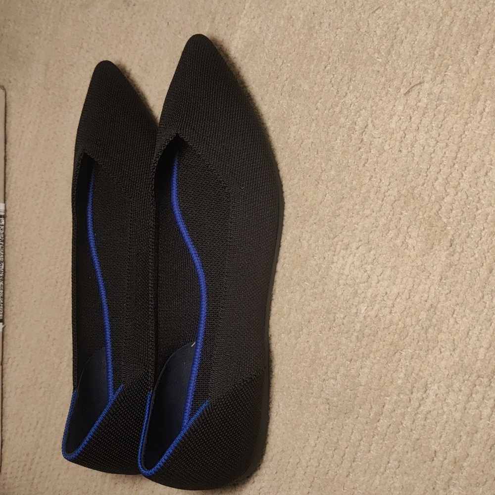 Rothy’s BLACK SOLID THE POINT - Picture 5 of 5